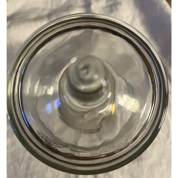 Vintage Floral, Gold Trimmed Glass Footed Candy Dish with Lid And Scripture - Picture 4 of 4